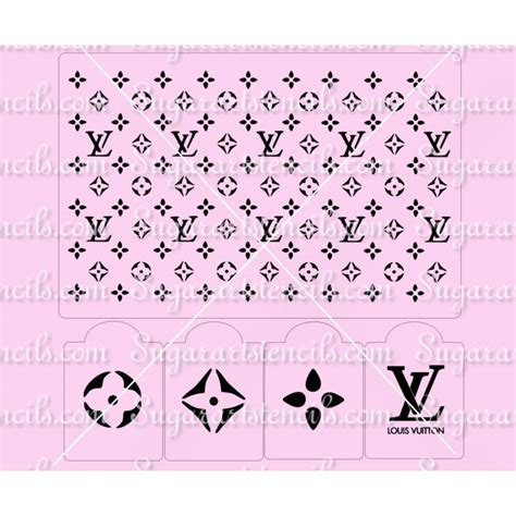 where to buy louis vuitton cake stencil|lv stencil download.